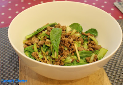Carole's Chatter: Pork, Bok Choy and Chilli with Sichuan Pepper
