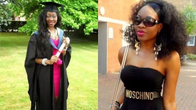 Nigeria, became the first black woman to graduate from the University of Reading Uk, with a first class degree