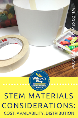 Carefully consider materials when implementing a STEM challenge