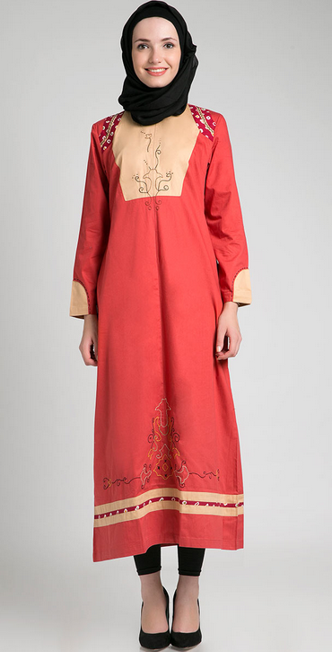  Contoh  Foto Gambar Model Baju  Dress  Muslim Terbaru