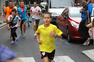 Carrera proeuskera y actividades infantiles en las fiestas de Rontegi