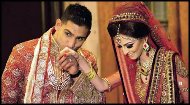 amir khan and faryal makhdoom wedding