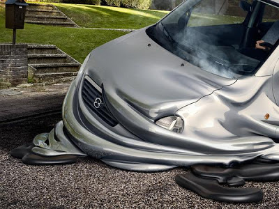 melting cars, car, souverein weesp, art, creative