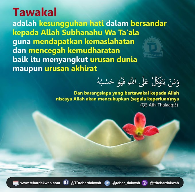 TAWAKAL | BERSANDAR KEPADA ALLAH