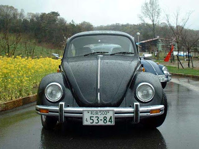 THE BEETLE OF SUBURBIA SOMEWHAT NEGLECTEDSANS RUNNING BOARDS AND WHEEL 