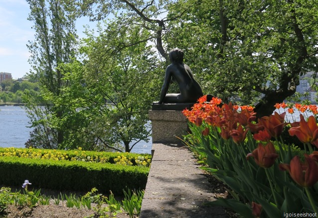 Statue of girl in Garden at Prins Eugen’s Waldemarsudde