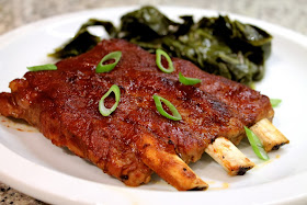 Pressure cooker barbecue spareribs