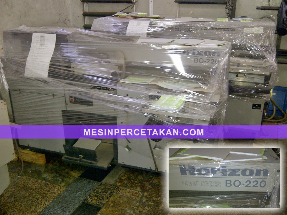 Mesin Lem Panas | Horizon BQ 220 | 2 mata (clamps)