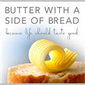 Butter with a side of Bread on Pinterest
