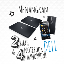 Event DEll Like to Share dengan Hadiah Grand Prize 1 Motor