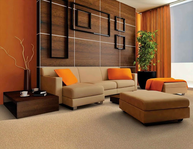 Modern-Living-Room-Paint-Colors-With-Brown-Furniture