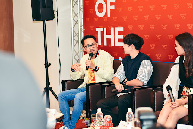 Brother Of The Year in Malaysia Press Conference #BrotherOfTheYearinMY #BrotherOfTheYear Nichkhun Sunny Suwanmethanont Urassaya director witthaya