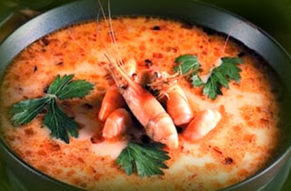 Sopa de camarones