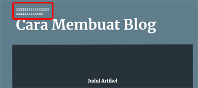 mengedit judul blog