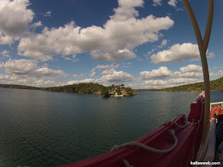 Sítio em uma ilha no rio São Francisco.