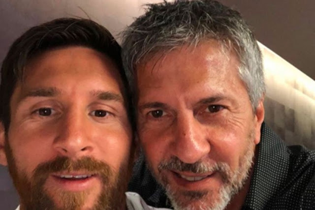 LLionel and Jorge Messi selfie