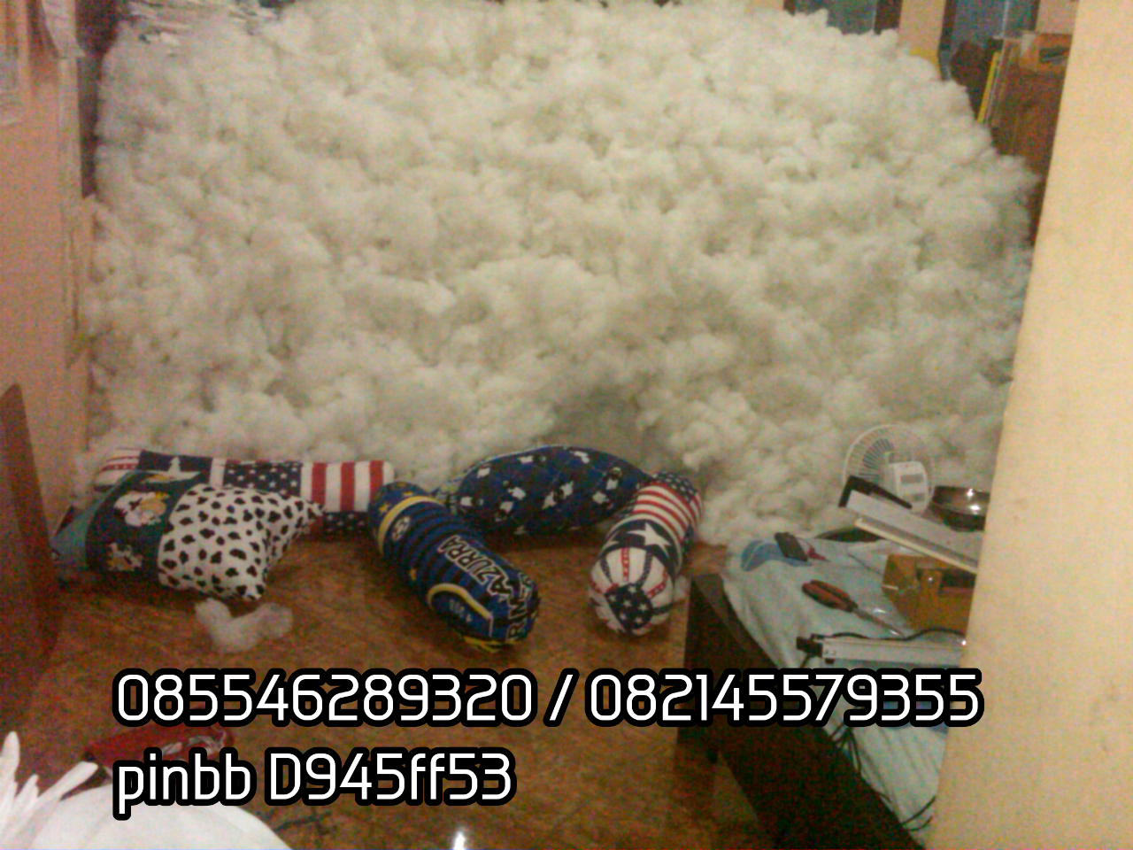 Pusat kasur lesehan Bantal silikon murah 085546289320