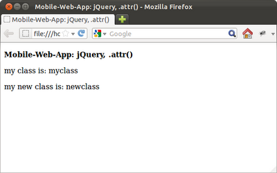 jQuery: .attr()