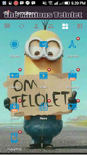 BBM MOD TELOLET Tema Minons Apk v3.2.0.6 Clone Terbaru 