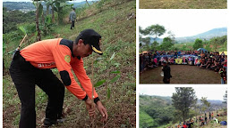 Senkom Mitra Polri Cianjur Tanam 10.000 Pohon