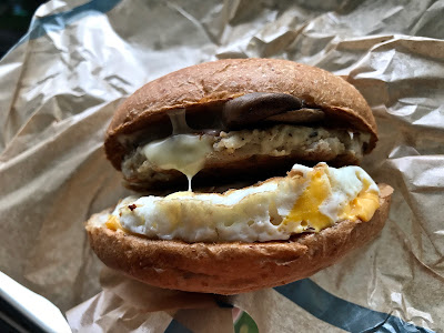 McDonald's sausage breakfast bagel