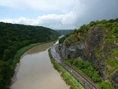 Avon Gorge, where Rory and his sister will be abseiling for charity!