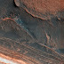 Avalancha de un bloque de Nieve en Marte