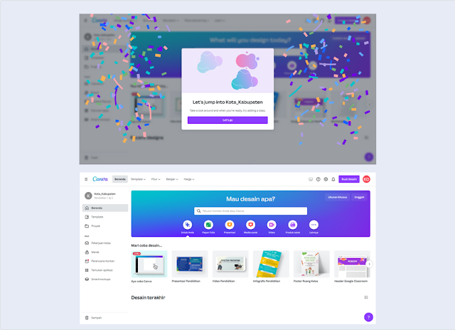 Kabar Gembira - Panduan Menautkan Akun belajar.id ke Canva untuk Pendidikan