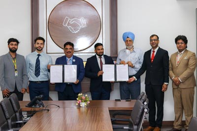 CT University’s officials during signing of a MoU