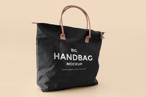 Download Template Mockup Terbaru - Big Handbag Mockup