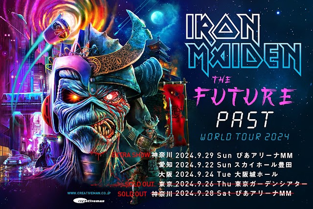 Iron Maiden anuncia data extra em Kanagawa no Japão 