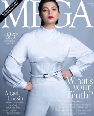  Three Years Ago, Angel Locsin's Beauty Was Seen On The Cover Of Mega Magazine's May 2015 Issue