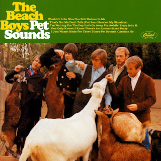 Rock Band Beach Boys CD Back Cover image of goats being fed