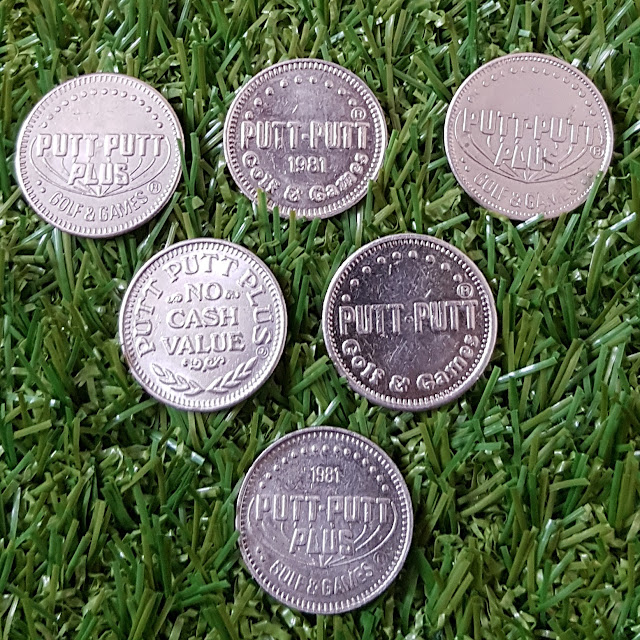 Putt-Putt tokens from the USA