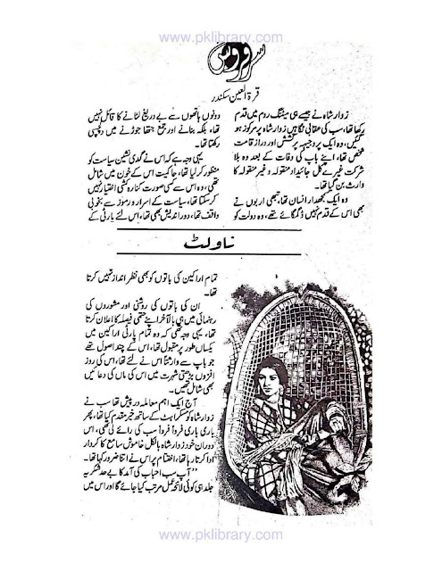 Sarfarosh novel online reading by Qurrat Ul Ain Sikandar Complete