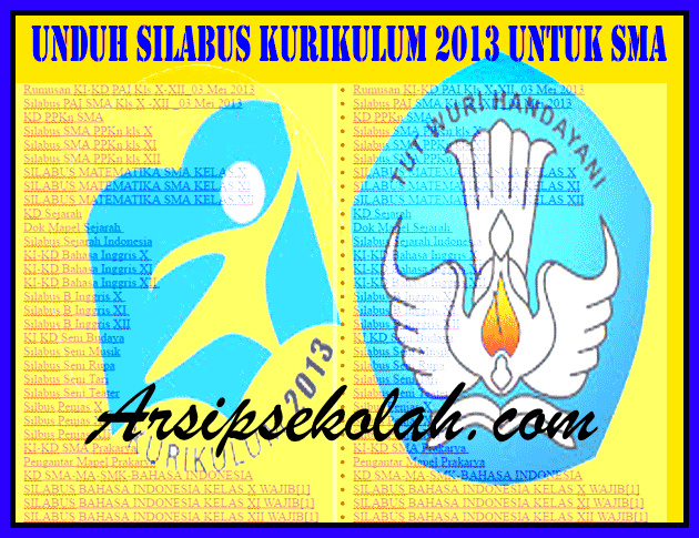 Download Silabus Kurikulum 2013 untuk SMA Versi Terbaru