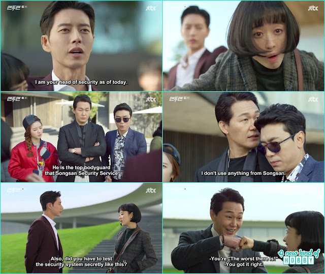 as seol woo told he will be the head of secuirty for woon gwang , do ha plan to kick him out on his own - Man To Man: Episode 2 (Review) korean Drama