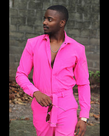 BBNaija's Leo steps out rocking all pink look