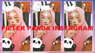 Filter ig panda | Filter ig viral untuk mendapatkan gambar Panda di wajah