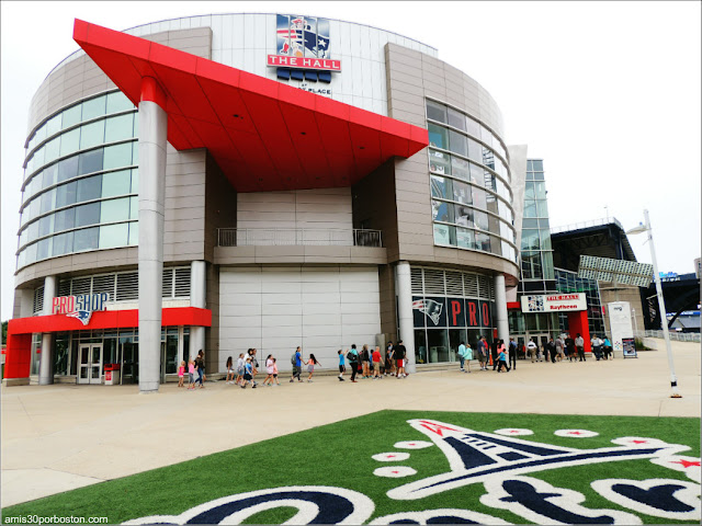 The Hall at Patriot Place en el Gillette Stadium en Foxborough, Massachusetts