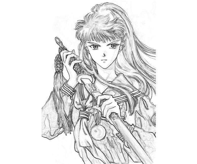 youko-nakajima-weapon-coloring-pages