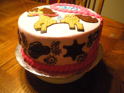 Cowgirl Birthday Cake on Cowgirl Birthday