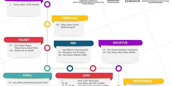 Daftar Libur Nasional dan Cuti Bersama 2018