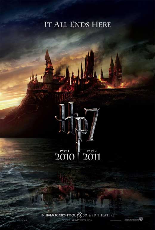 harry potter and the deathly hallows part 1 movie cover. harry potter 7 movie cover.