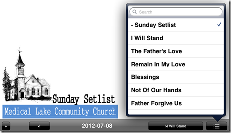 setlist 2012-07-08 unrealBook
