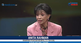 Sosok Anita Rachman merupakan penyiar berita senior nasional pertama di Indonesia. Anita Rachman menjalani karir di dunia penyiaran selama 40 tahun. Bu Anita menjadi salah satu penyiar wanita paling terfavorit di era 70 hingga 90-an. Berkat kemampuannya yang mumpuni, Bu Anita dipercaya membawakan program talk show berjudul: 30 Menit Bersama Anita Rachman dan membuatnya semakin dikenal.