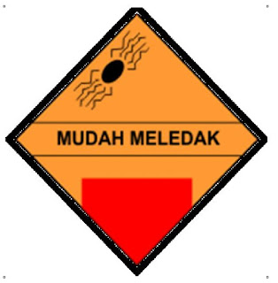 simbol B3 bahan mudah meledak