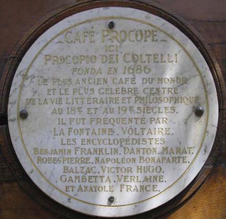 Café Le Procope de París