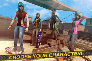 Images Game Skateboard Grils vs Boys Apk Free