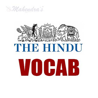 The Hindu Vocabulary For IBPS Clerk | 12-01-19